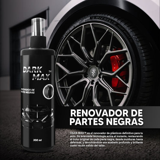 DARKMAX – Renovador de Plásticos y Gomas Exteriores para Autos